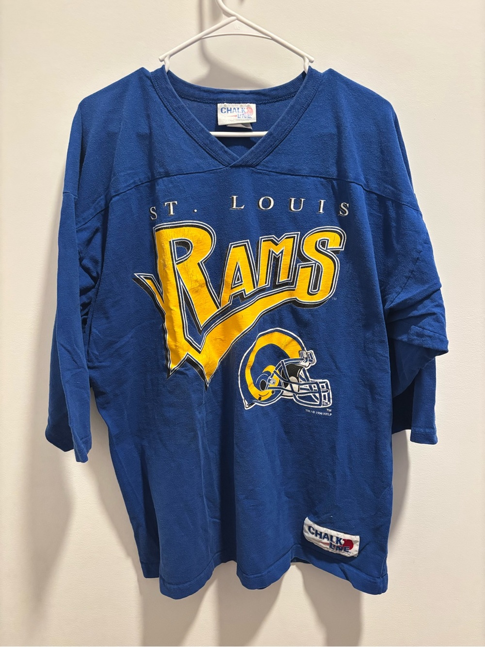 St. Louis Rams Blue and Gold Graphic Tee
